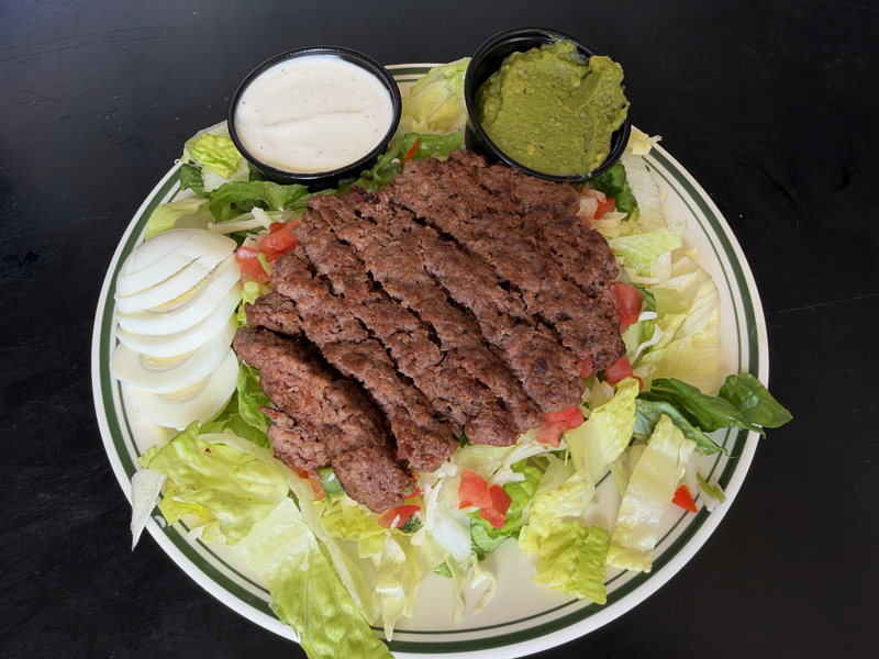 Grilled Chicken or Burger Salad at JD’s Hamburgers
