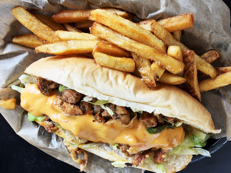 Grilled Chicken Philly at JD’s Hamburgers
