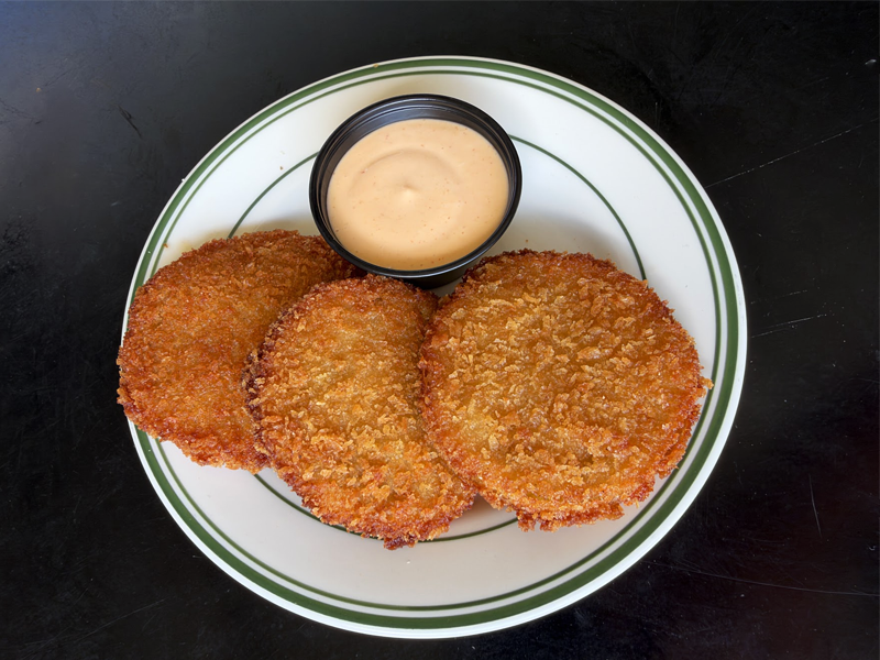 Salmon Patties at JD’s Hamburgers