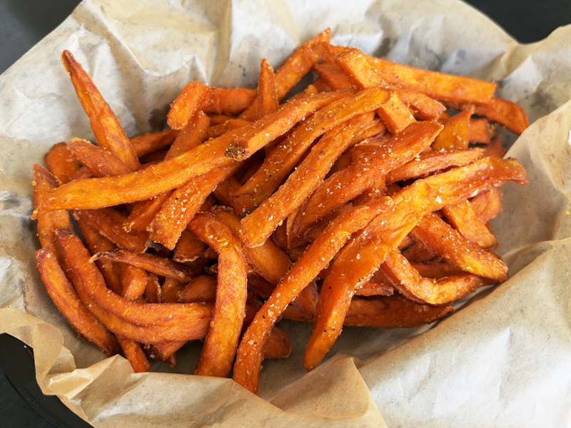 Sweet Potato Fry Basket at JD’s Hamburgers